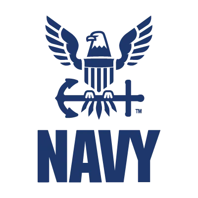 US Navy Logo - Blue